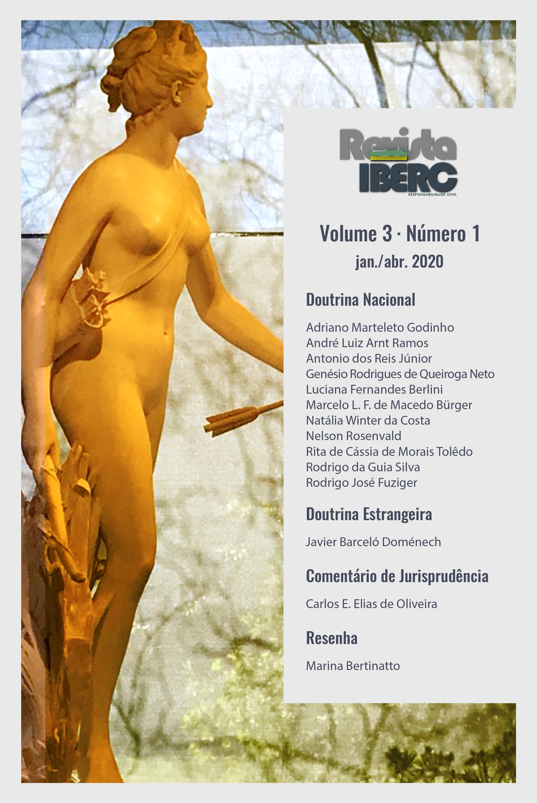 Capa da Revista IBERC - Volume 3 - Número 1